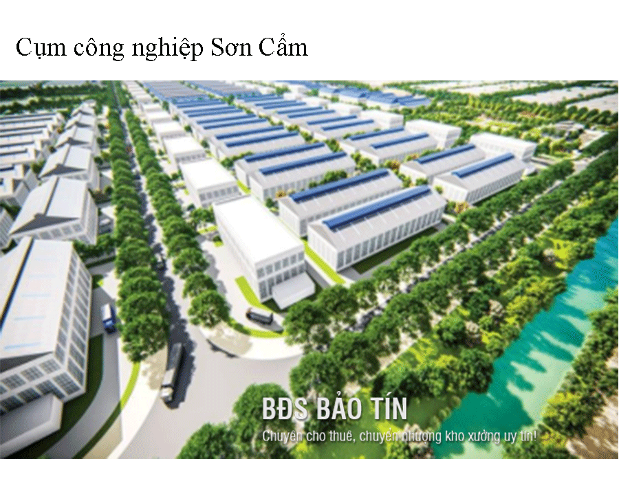 Dự án về Cụm công nghiệp Sơn Cẩm