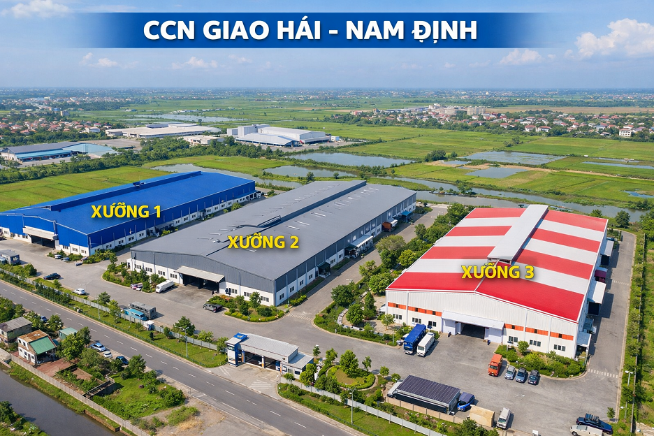 Cập nhật thông tin về Cụm Công Nghiệp Giao Hải Nam Định