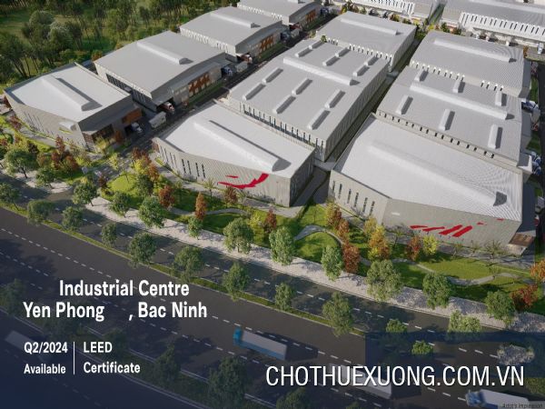 Warehouse and Factory for rent in Yen Phong Industrial Park project, Bac Ninh