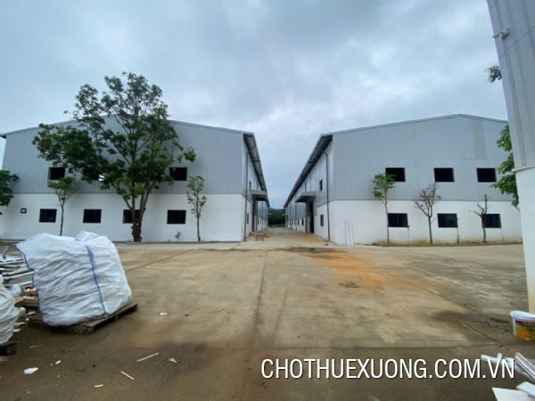 Cho thuê 2 xưởng 1656 m² tại Lương Sơn, Hòa Bình, gần Hòa Lạc
