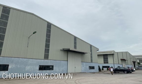 Cho thuê nhà xưởng 5000 m2 mới tại KCN Khánh Phú, Ninh Bình