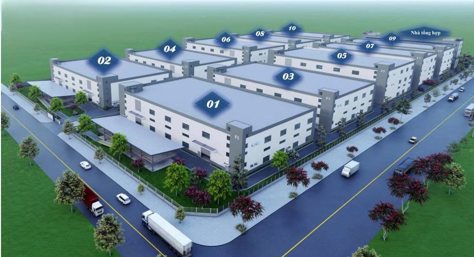 Cho thuê nhà xưởng từ 1300m2 CCN Châu Phong- Bắc Ninh