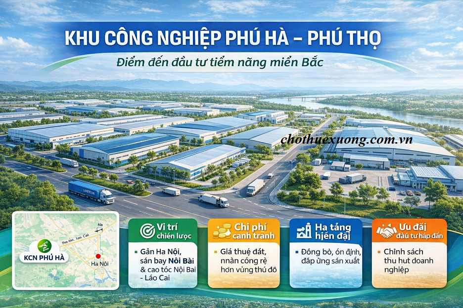 Có nên đầu tư vào Khu công nghiệp Phú Hà Phú Thọ không?