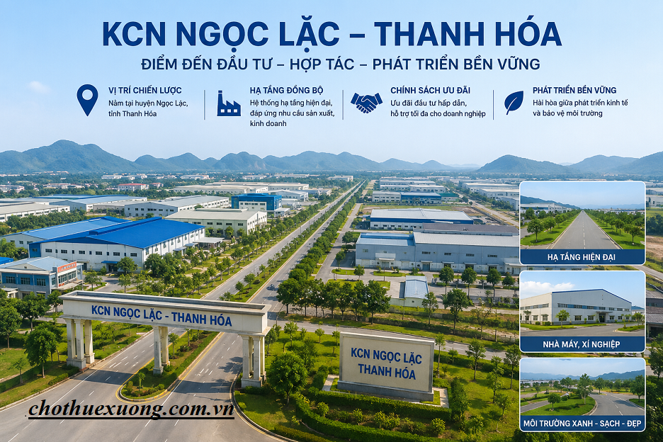 Khu công nghiệp Ngọc Lặc: Điểm sáng công nghiệp phía Tây Thanh Hóa