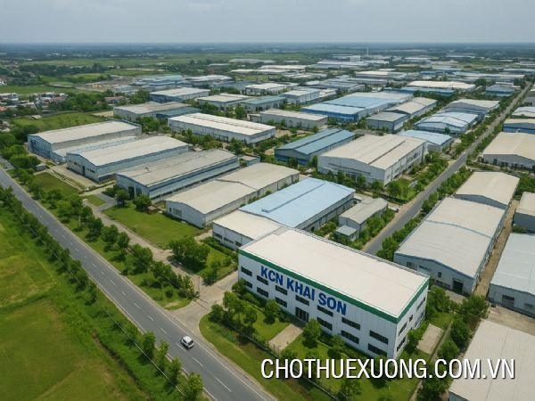 Beautiful factory for rent 600m² in Khai Son Industrial Park - Thuan Thanh 3